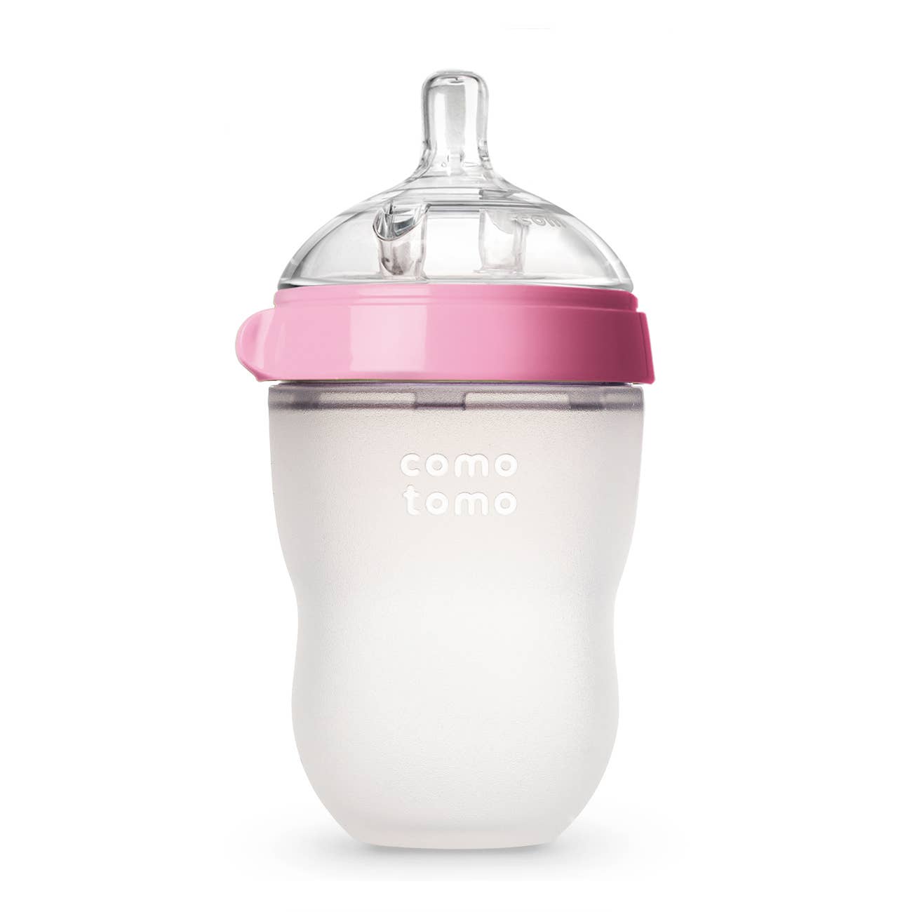 Comotomo Baby Bottle, Single Pack - 8oz - Pink