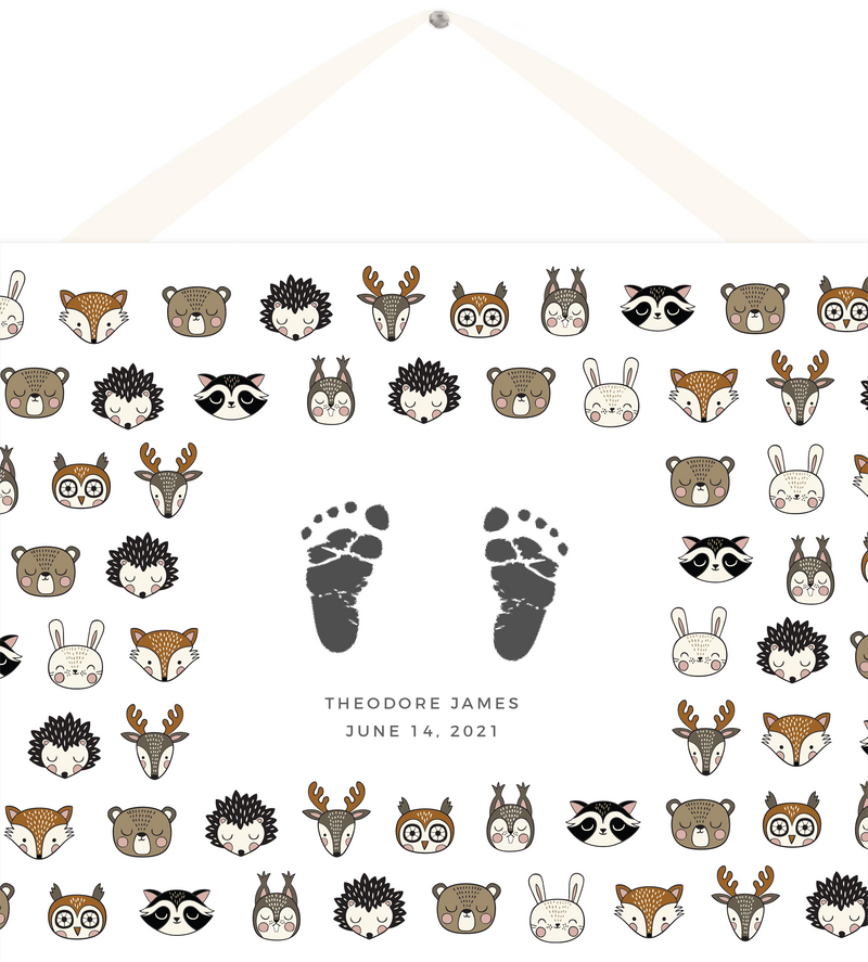 Woodland Animals Canvas Kit