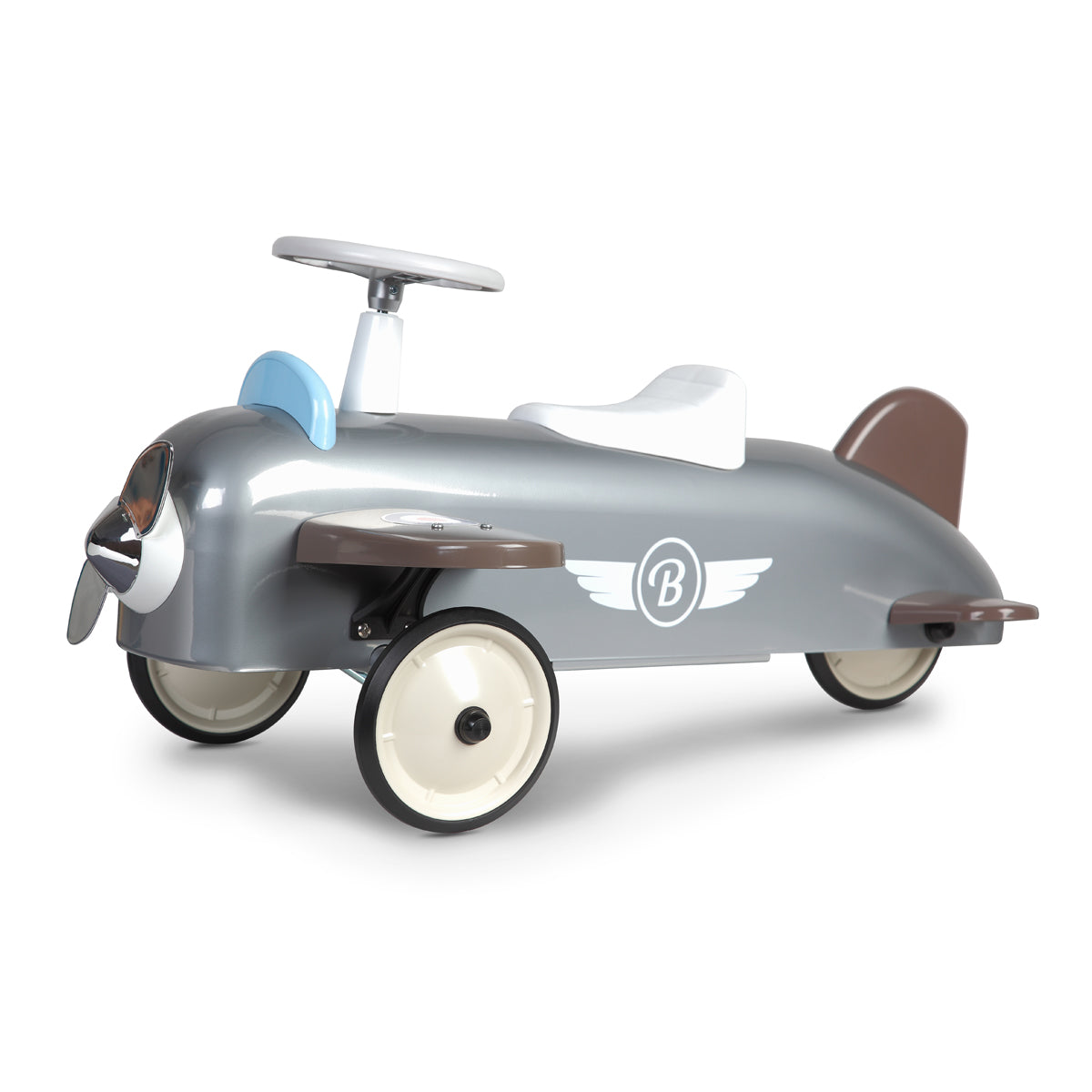 Ride-On Speedster Plane - Silver