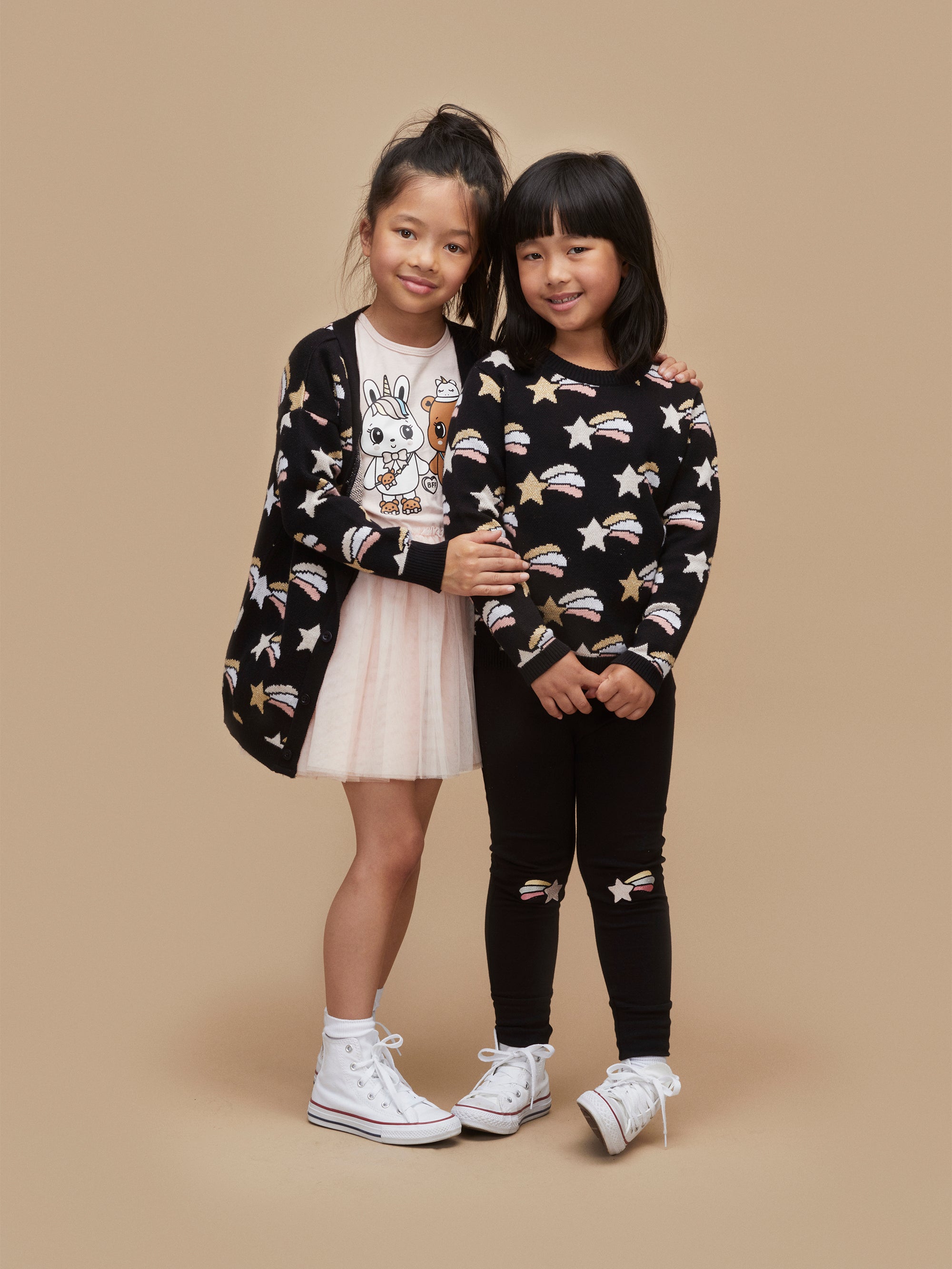 Shooting Star Leggings Black