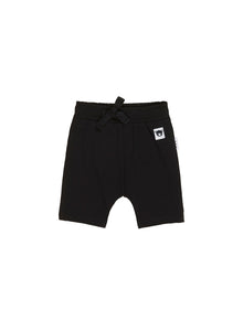 Black Rib Shorts