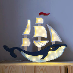 Whale Ship Lamp