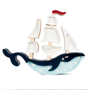 Whale Ship Lamp