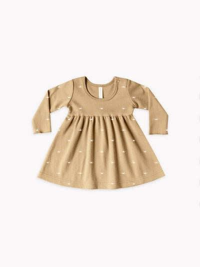 Longsleeve Baby Dress - Honey