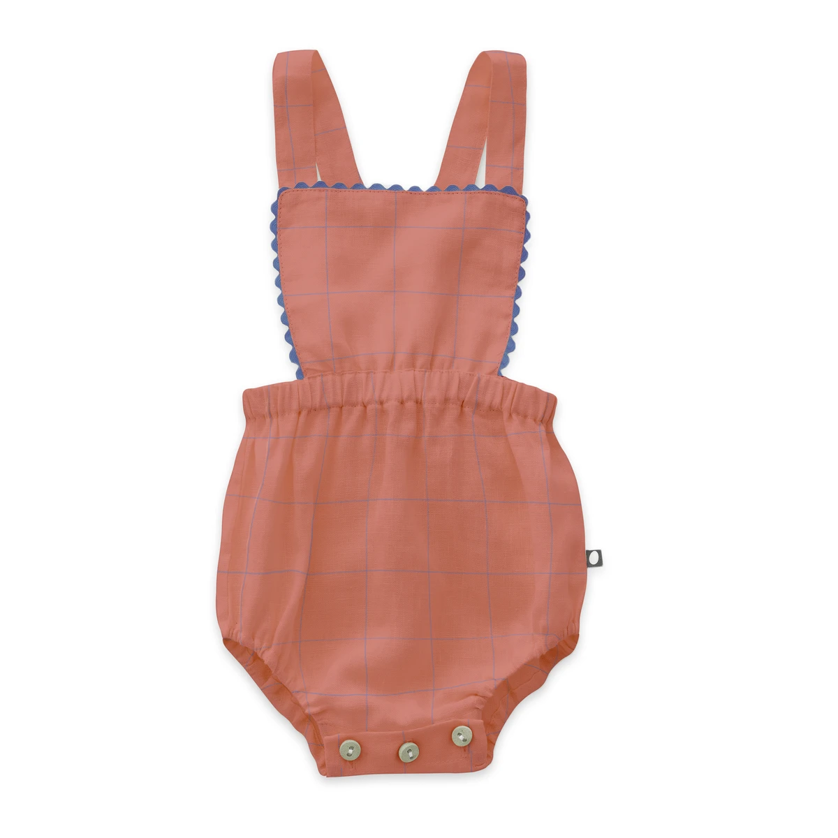 Ric Rac Playsuit - Punch Pink