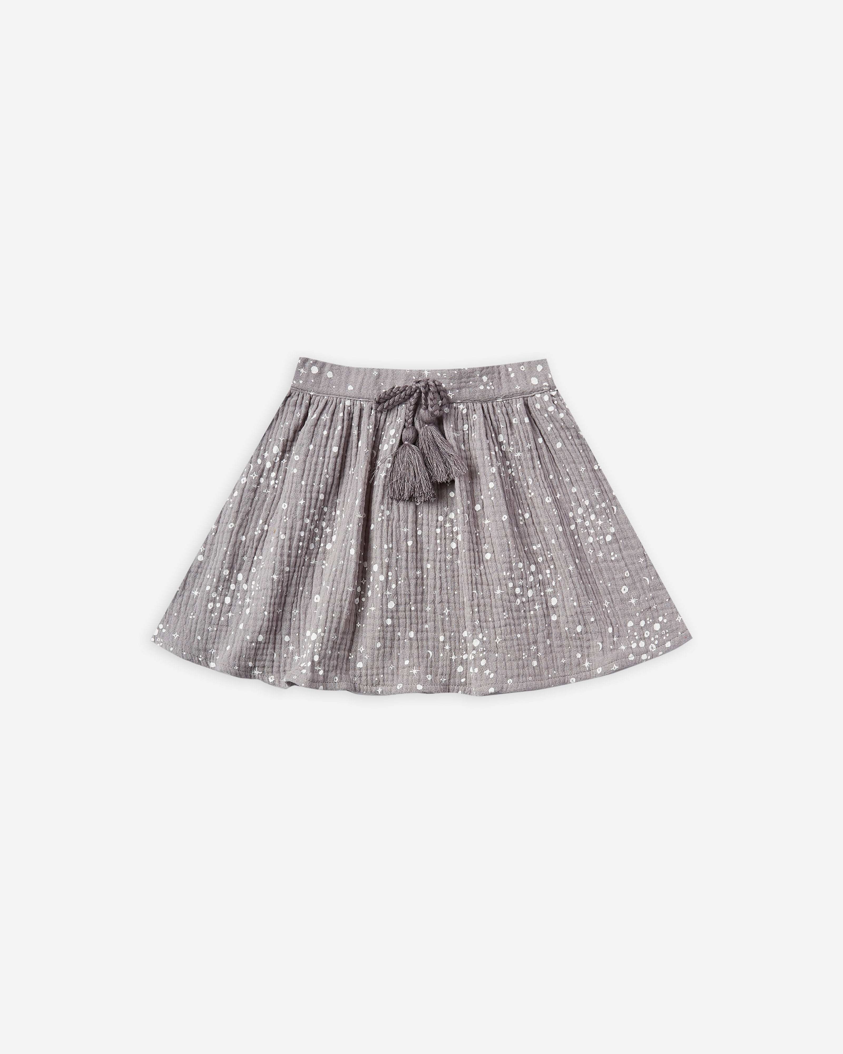 Tiered Mini Skirt - Moondust