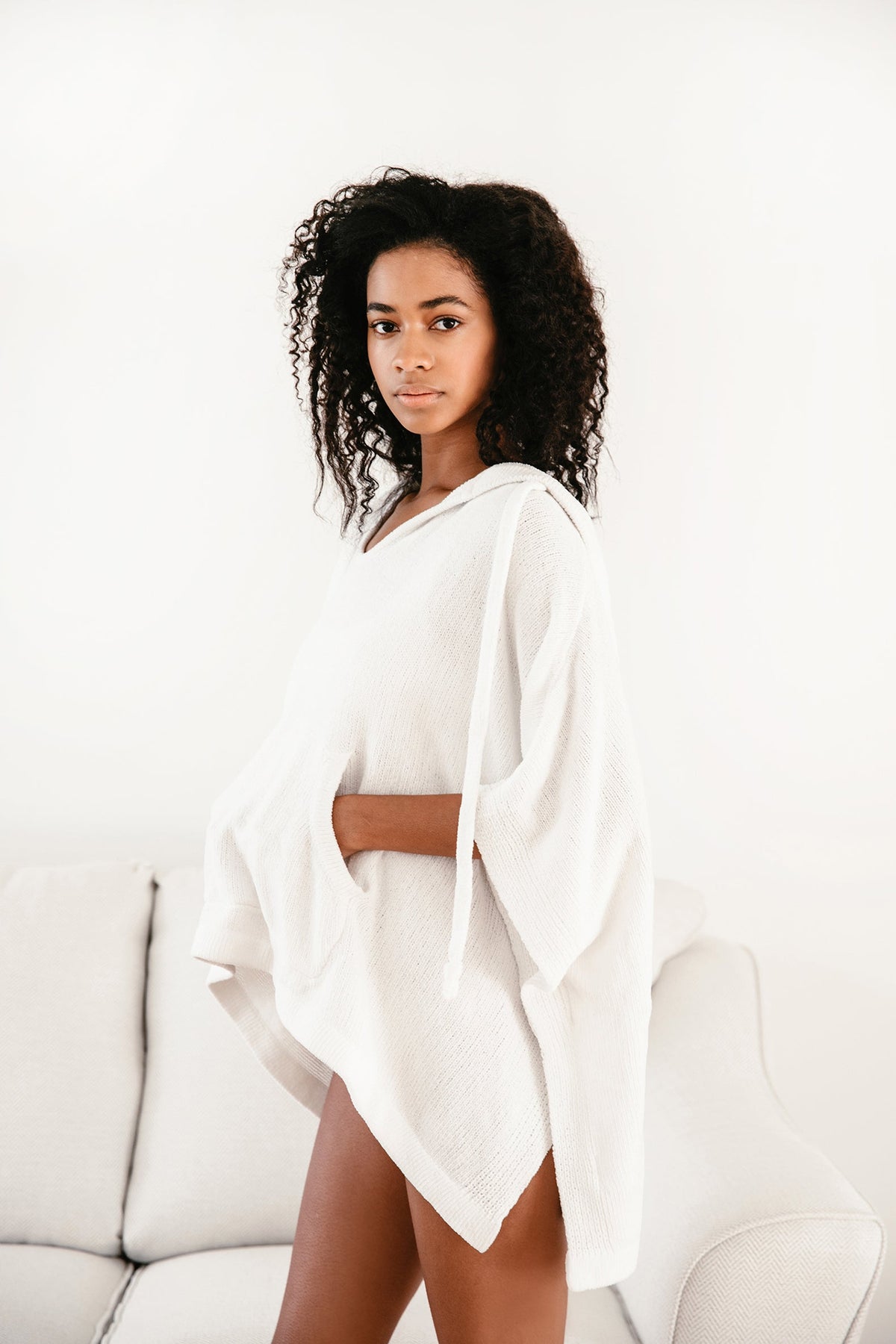 Nube Hooded Poncho