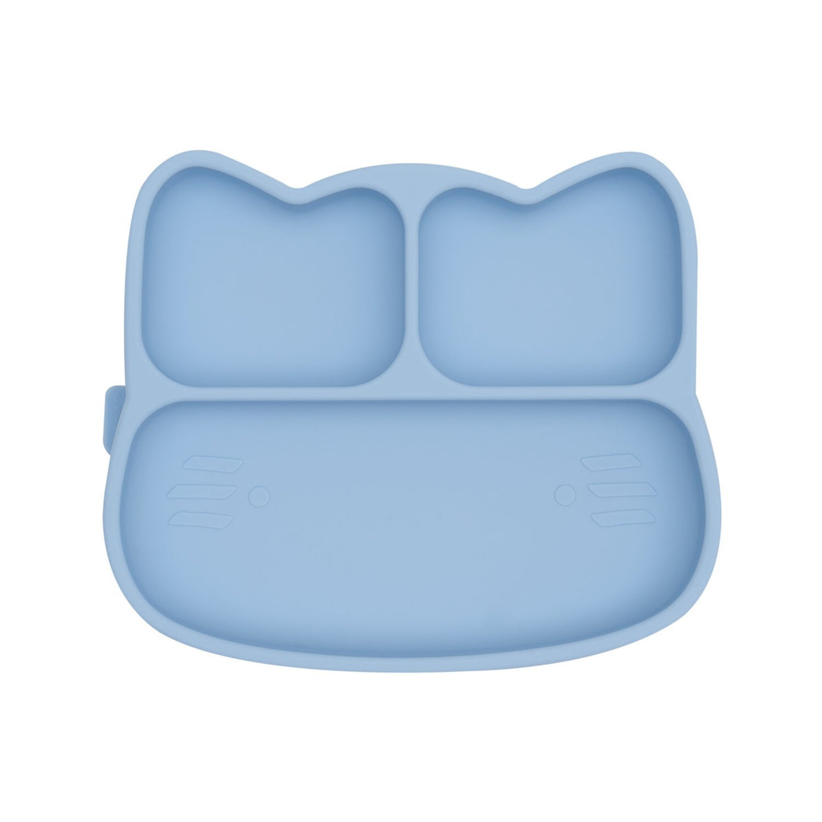 Cat Stickie Plate Powder Blue