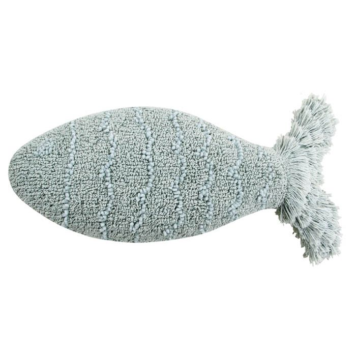 Cushion Baby Fish Aqua Blue