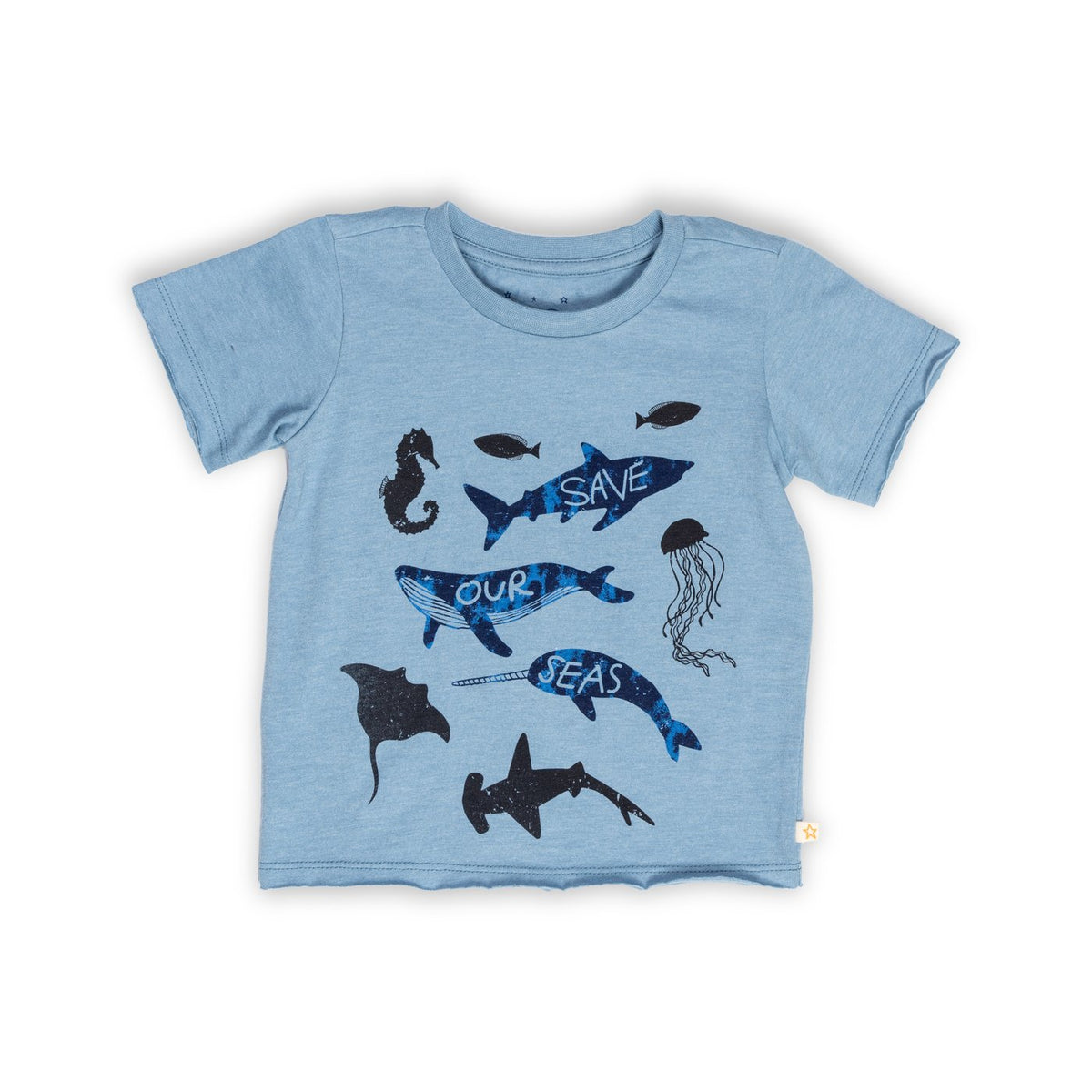 Damian Tee Steel Blue