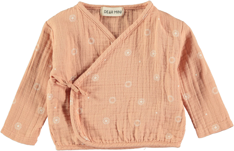 Sunshine Kimono Top - Salmon