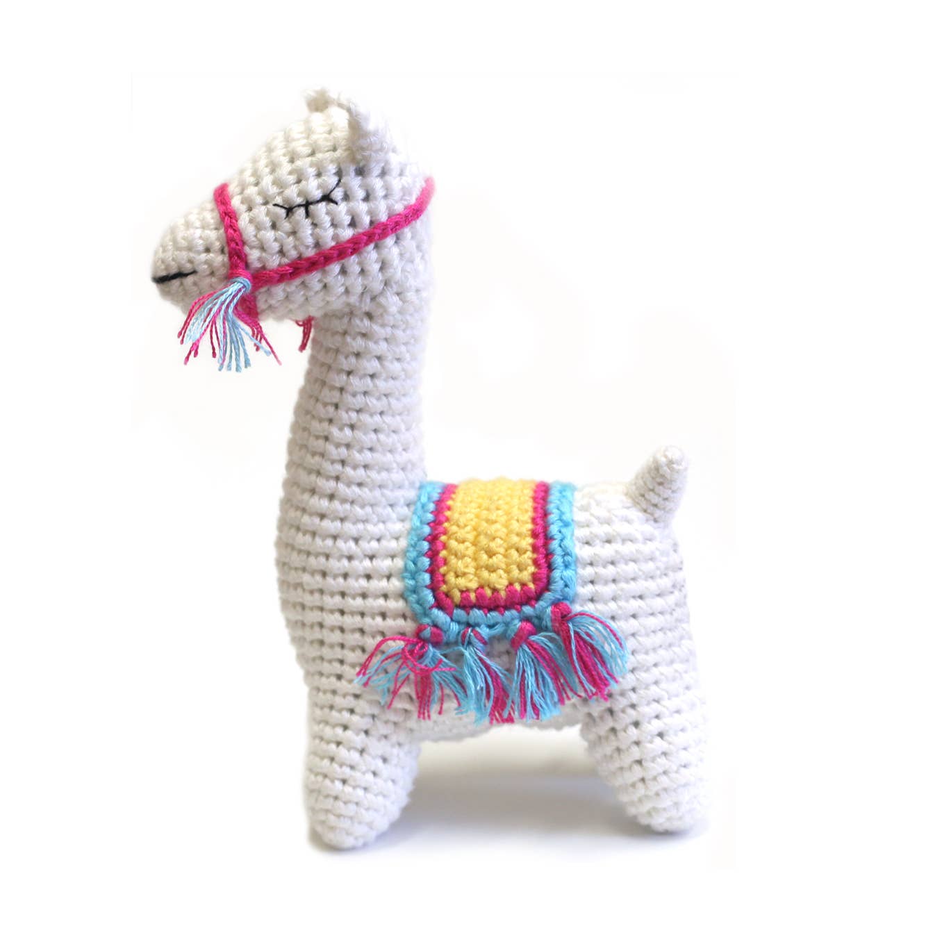 Llama Crocheted Rattle