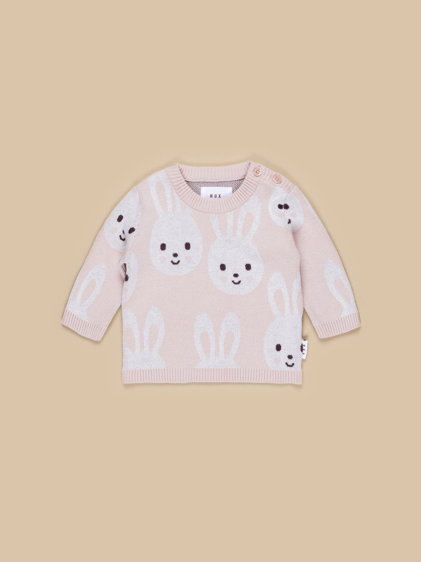 Bunny Knit Jumper - Rose