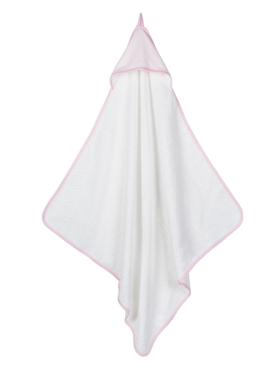 Deluxe Hooded Towel - Pink Stripe