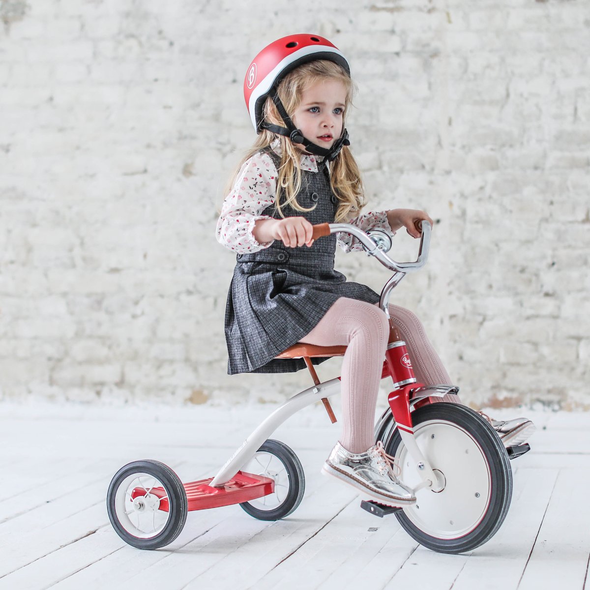 Children's Red Bicycle Helmet