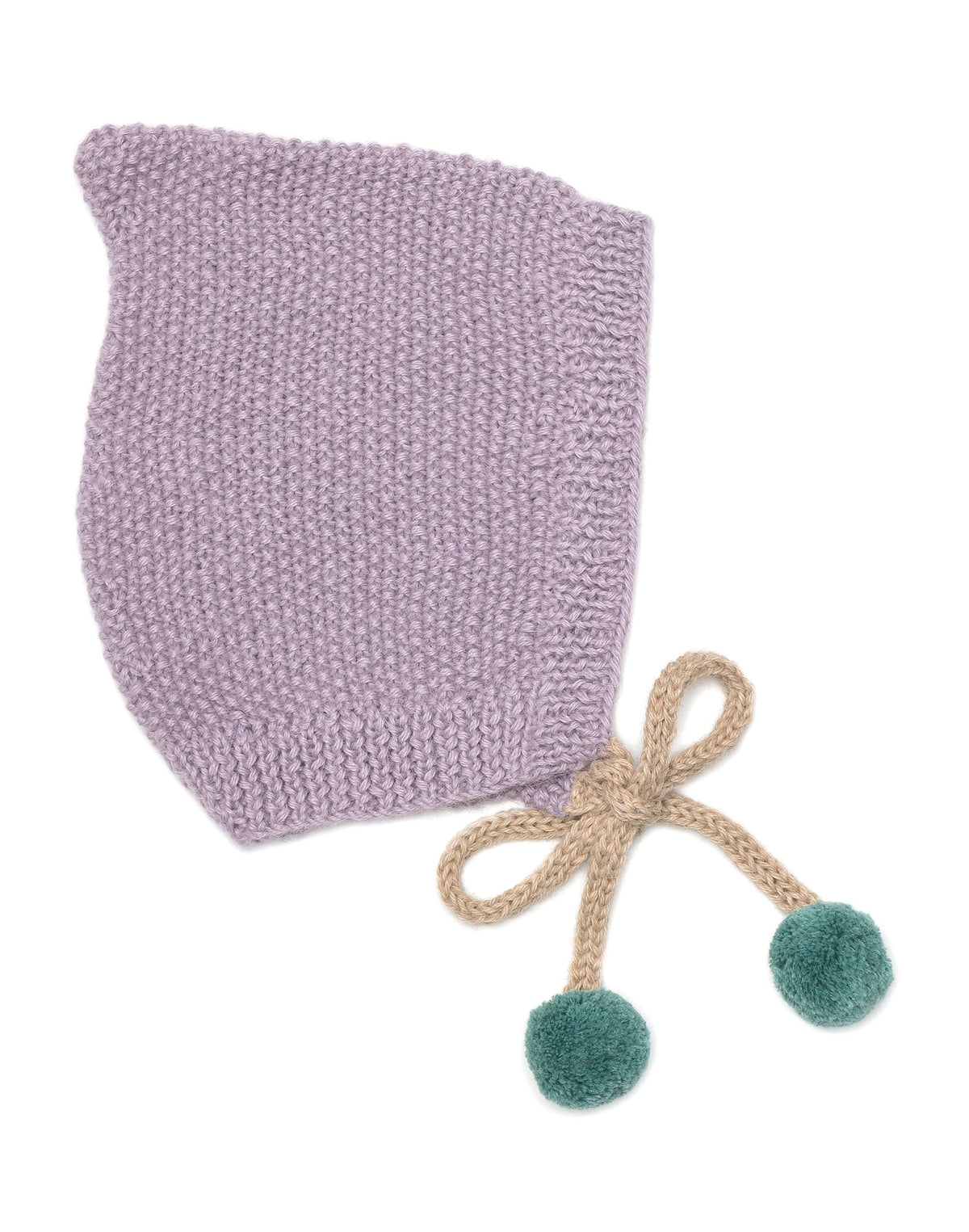 Tassel Pom Bonnet Teal