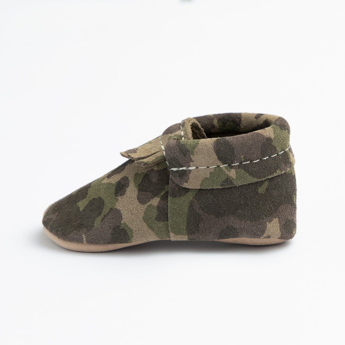 Green Suede Camo City Mocc