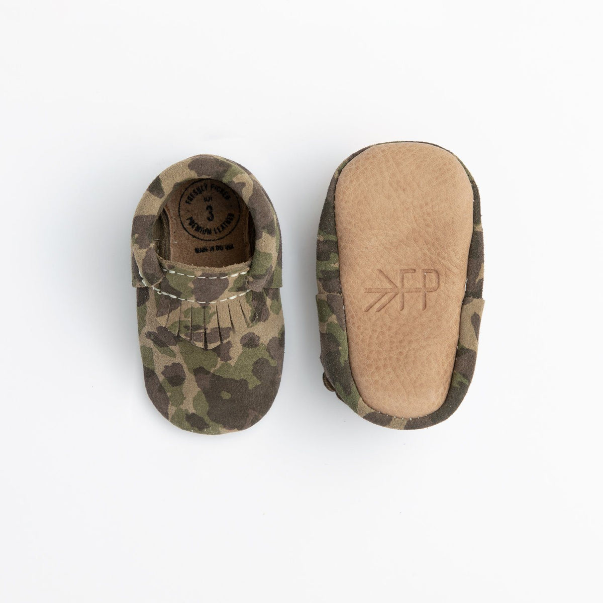 Green Suede Camo City Mocc