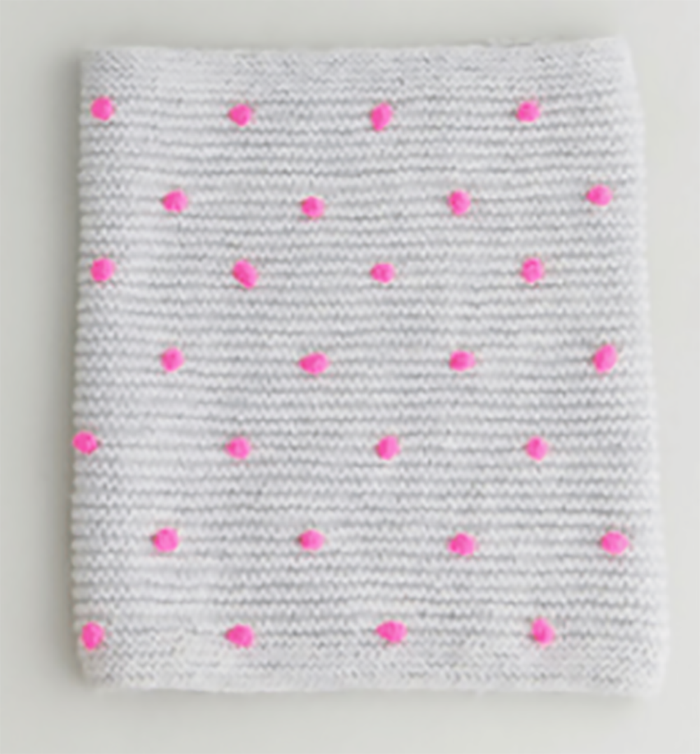 Infinity Scarf Grey & Pink