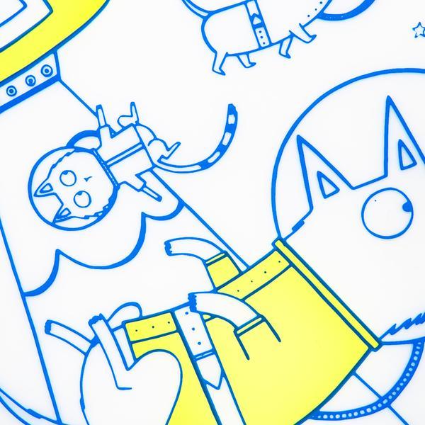 Mark mat set: space animals