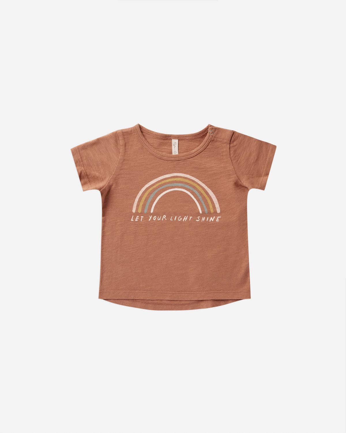 basic tee, rainbow