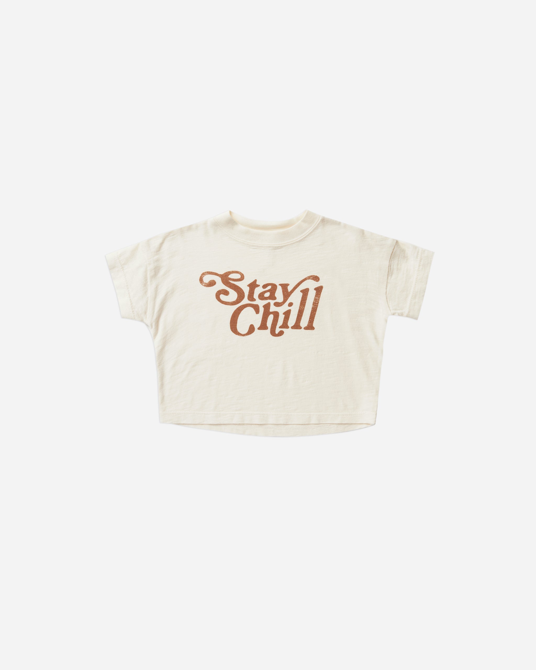 boxy tee | stay chill