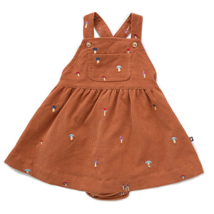Worker Overall Dress w/ Bloomers Autumnal