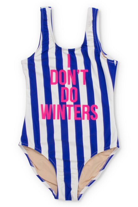 I Don't Do Winters Scoop Swimsuit